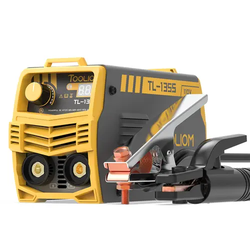 TOOLIOM TL-135S 110V 135A Stick MMA Welder - Portable Inverter Arc Welding Machine with Digital Display for Home Repair, Metalwork, Farm Maintenance & DIY