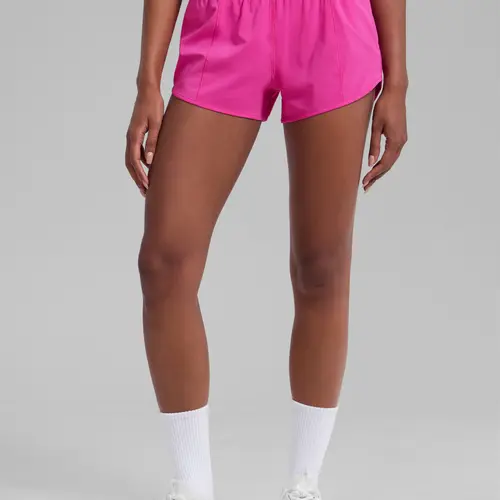 CRZ YOGA High Waisted Running Shorts for Women 2.5" - Mesh Liner Quick Dry Sport Athletic Workout Shorts with Zipper Pocket