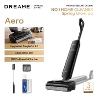 【Super Brand Day】DREAME Aero Pro Elite/ Aero/ Aero Pro Steam Vacuum Mop, ALL-in-ONE cordless cleaner for wet messes & dry messes, 0 hair residue, 5mins quiet flash self-clean, 185℉ self-dry, 60min runtime, for family, for all flooor types