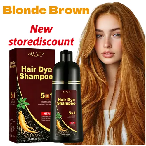 2026 ALVP Hair Dye Shampoo 5 In 1WomanHerbal Hair Dye Color Shampoo PlantForWineAnd Dark HairSaleSpringColorsGrayAnd Black FourAnd Men Hair Dye ForLong Lasting & Coverage redRend And Chestnut BrownHair Dye Shampoo,wine Brush Nourish Scalp, Ginseng, Hairca