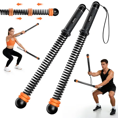 RENRUI Unisex Polypropylene Weighted Cordless Battle Rope - Heavy-Duty Portable Workout Equipment for Home Workout & Gym, Ideal for Strength Training, HIIT & Low-Impact Cardio Full-Body Exercise Equipment