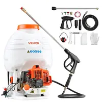 【SummerFinds】VEVOR Gas Powered Backpack Sprayer, 26.5CC 0.9HP Engine, Garden Sprayer with 5 Gallon Tank, Large Area Coverage, Lawn Spraying Machine with 24 in Wand & Nozzles for Efficient Gardening & Farming