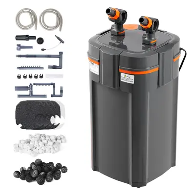 【FathersDayGift】VEVOR Aquarium Filter 660GPH,  , 5-Stage Canister Filter 235 Gallon, Ultra-Quiet Internal Aquarium Filter with UV Protection, Submersible Power Filter with Multiple Function for Fish Tanks, 25W