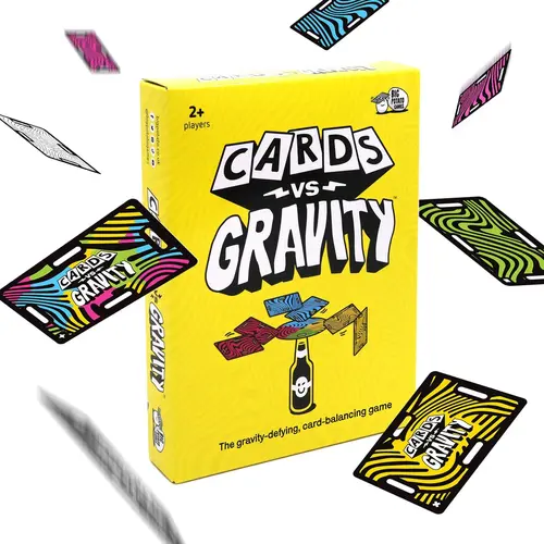 Cards vs Gravity Stacking card Game: The ultimate Stacking & Balancing Card Game | Waterproof  Game for Family Fun, Holidays & Game Nights | 2-4 Players