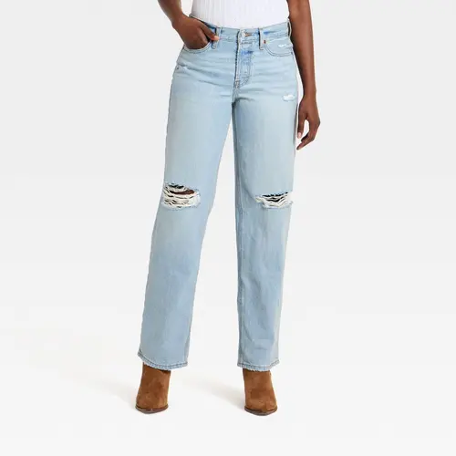 Universal Thread Women's Western Low-Rise Baggy Jeans