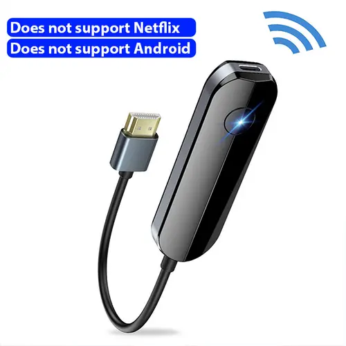 Lulaven Wireless HDMI Transmitter-Receiver Set - Plug-n-Play iOS Mobile Travel Gadget for iPhone 7/7 Plus Users, 4× Faster 1080p Full HD Video-Audio Sync Adapter with HDMI Cable, No WIFI/Bluetooth, Fast Stream, 5G-Compatible, Manufacturer Warranty, Travel