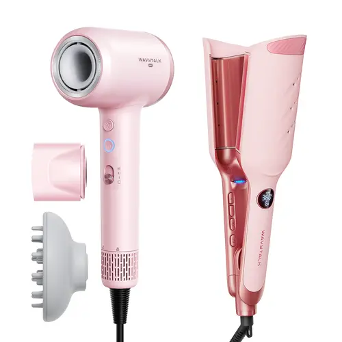 Wavytalk Turblow Pro & Power Wave Set, Beauty Products Hand-Held Heat Styling Hair Dryer, Essential Hair Tool Must Have