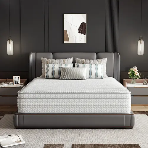 Fiberglass-Free Full/Queen/King  Medium Gel Memory Foam Hybrid Mattress -12/14 Inch-Perfect Balance of Softness & Firmness: High-Quality Mattress for All Sleepers & Body Alignment-Motion Isolation Mattress,DealsForYouDays