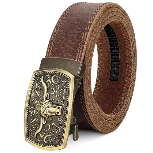 BELTROAD Men's Full Grain Italian Top Genuine Leather Handmade Ratchet Dress Belt, Men's Accessories, Built to Last Daily Wear Belt