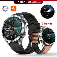【Premium Business】Aolon GT6 Pro Rugged Outdoor Smartwatch: 1.51" AMOLED Display, LED Flashlight, Compass, Bluetooth Calling, DIY Watch Faces, Fitness Tracker, 60-Day Battery, 1ATM & IP68 Water Resistance. A great gift for men. #summerwins#SummerFinds