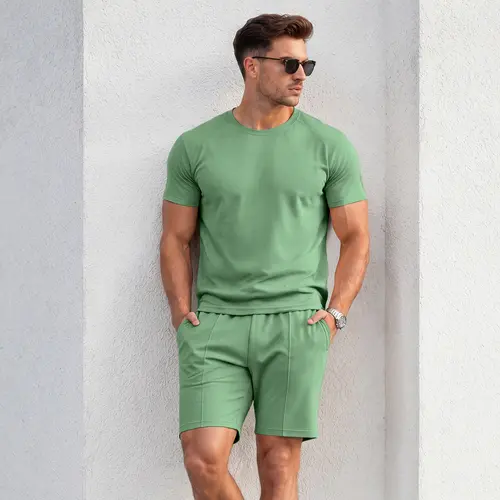GINGTTO Men's Tracksuits 2 Piece Fashion Summer Athletic Jogging Short Sets Outfits