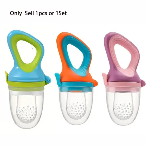 Silicone Baby Fruit Feeder, Baby Fruit Pacifier, Easy To Teethe Baby Fruit Pacifier, Infant Baby Food Supplement Feeder, Cute, Feeding