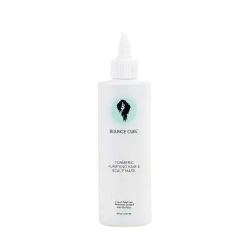 Turmeric Purifying Hair & Scalp Mask Hair Cleansing Formula For All Hair Types - Removes Buildup For Clean Refreshed Hair by Bounce Curl