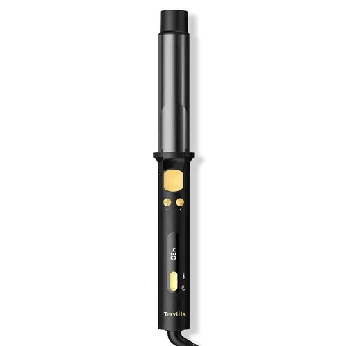Terviiix 1.25-Inch Automatic Rotating Curling Iron with Clamp, Ceramic Coated Argan Oil & Keratin Infused Barrel Curling Iron Curlers & Straighteners, 9-Temp Beauty Product for Long Hair, Ideal Gift, Beauty Products, Hair Products