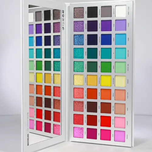 Blends - Eye And Face Palette - 40 Vibrant Eyeshadow Shades + Magnetic Pans