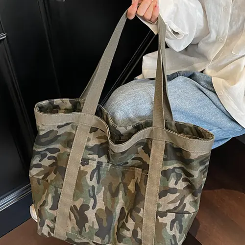 2026 Workwear Style Colorblock Tote Bag, Fashion Shoulder Bag, Large Capacity Commuter Bag, Casual Commuting Bag, Daily Shopping Bag, All Seasons Casual Tool Bag