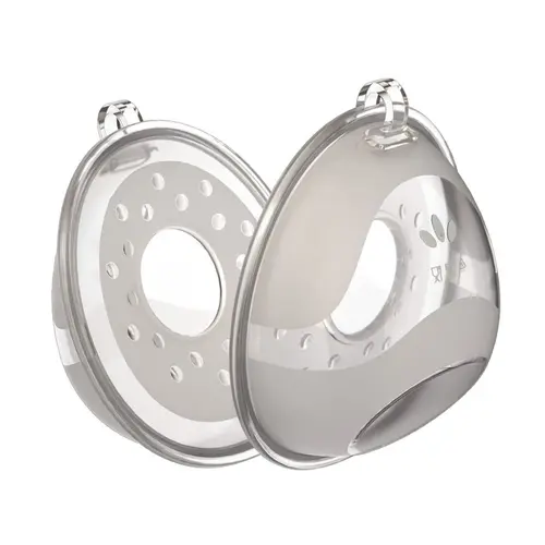 New Silicone Breast Milk Collector Set, Hand-Free Nursing Aid for Pregnant Women & Postpartum Users Leak-Proof Wearable Milk Collection, Hands Free Pumping, Breast Milk Saver, Breastfeeding Accessories, Breastfeeding Supplies