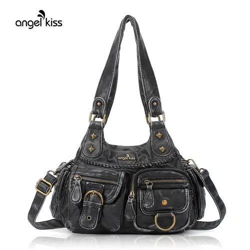 Angel Kiss Hobo Bags for Women Shoulder (11" x 2.9" x 7.8")Bag Shoulder Purses and Handbags Vegan Leather Hobo Handbags Crossbody Bags,summerwins, Fashionable Crossbody Bag, Angel Kiss Bag tiktokshopbacktoschool,back to school,back to school haul