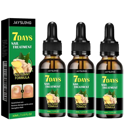 7-Day Ginger Anti-Fungal Nail Repair Serum, Treat Onychomycosis & Paronychia Foot Fungus