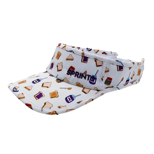 Sprints Visors: Running Visor, Lightweight, Breathable, Moisture Wicking, Quick Dry, Athletic, Marathon, Training, Workout, Jogging, Trail Running, Outdoor, Tennis, Pickleball, Golf, Summer, Adjustable, Unisex, Colorful, Patterned, Activewear, Race Day