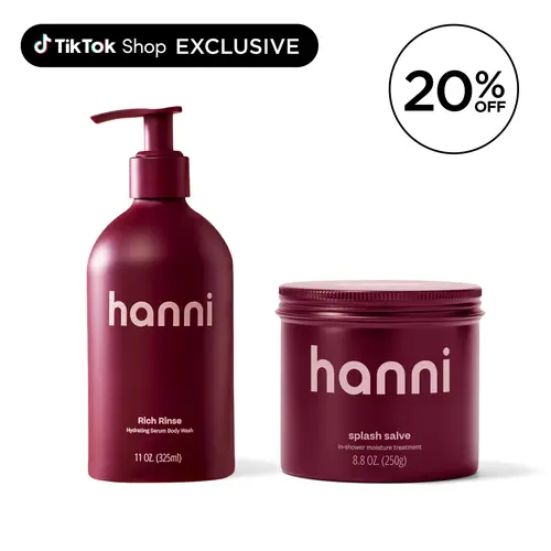 [Hanni Official] The Rich Shower Duo | Rich Rinse Body Wash + Splash Salve Moisturizer