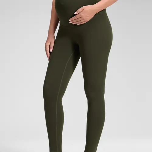 CRZ YOGA Womens Butterluxe Maternity Leggings over the Belly 25"/ 28" - Workout Activewear Yoga Pregnancy Pants Buttery Soft
