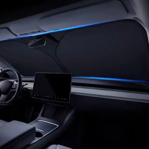 Car Sunshade, Foldable Windshield Sun Shade, UV-Proof Heat Insulation Blackout, Universal Automotive Sunshade Cover, Car Accessories, Car Sunshades For Windshield, Front Windshield Shade, Sunshade For Car Windshield