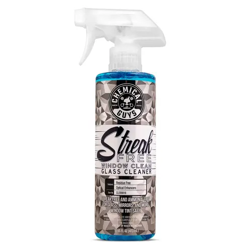 Chemical Guys Automotive Streak-Free Glass Cleaning Liquid, Residue-Free Spray for Car Window Washing & Maintenance