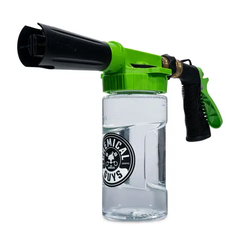 Chemical Guys TORQ Foam Blaster 6 Pro Wash Gun - Garden Hose Compatible Foam Lance, Quick Connect, 34oz, No Pressure Washer Needed, Adjustable Sprayer for Vehicle Clean, Uses 1-3 oz of Soap, Car Accessory, Adjustable Nozzle & Foam Control Dial, Cars, Pro