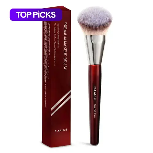 MAANGE Professional Makeup Brush Set, Face Makeup Brushes, Ultra-Soft Cosmetic Powder & Foundation Brush for Liquid Makeup, Face Blending Brush for Women & Girls #GLOBAL PICKS