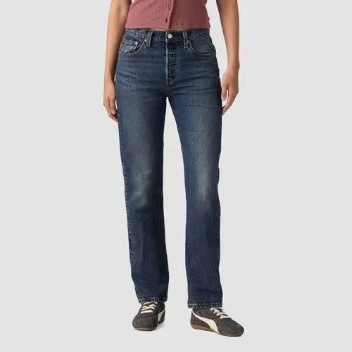 Levi's Women's 501 Original High-Rise Straight Stretch Jeans