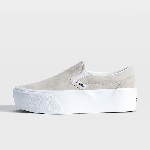 VANS Classic Slip-On Womens Platform Shoes