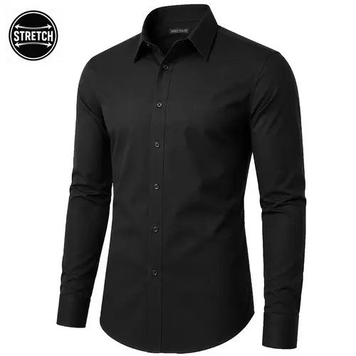 Men's Short & Long Sleeve Classic Dress Shirts (Sizes, S-3XL)