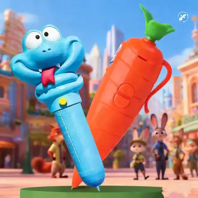 【Back to school】 Disney Zootopia Judy Hopps Carrot Voice Recorder Toy With Gary Snake Cute Cartoon Recording Toy Spring New#Summervibes, Back To School