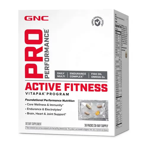 GNC Pro Performance Active Fitness Vitapak Program (30 Servings) Supplement Healthcare Dietary