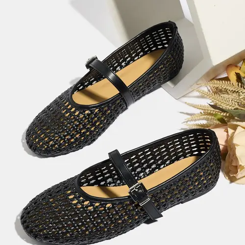 Women's Mary Jane Flats Shoes Flat Breathable Lightweight Travel Daily Wear Comfortable Casual Outdoor Footwear Everyday Wear Footwear