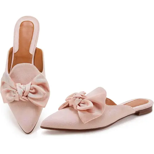 Coutgo Mules for Women Slip On Comfortable Pointed Toe Womens Loafers Women's Flats for Women's Mules & Clogs,back to school,back to school haul