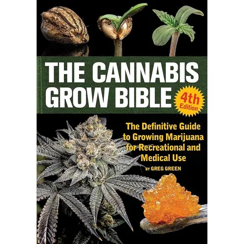 The Cannabis Grow Bible by Greg Green - 912-Page Softcover English Definitive Book, Hydroponic Growing System Guide, Marijuana Recreational Cultivation, Eco-Friendly Tips (500,000+ Copies Sold, Science & Technology, Agriculture Category), 912 Pages, Compr
