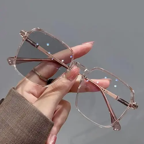 Unisex Sleek and Durable Metal-Frame Sports Eyewear - Photochromic Lens, Anti Radiation Protection, Adjustable Fit for Everyday Use