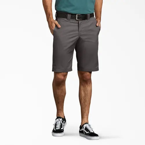 Dickies Flex Slim Fit Work Shorts, 11", Workwear Style Pockets Casual