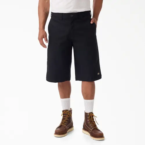Dickies Pro Series Work Shorts, 13", Relaxed Fit Full Zip, Workwear Style Man Fabric