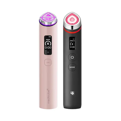 [Official Medicube Partner] Age R Booster Pro (Original/X2) - Real Glass Glow Beauty Massager for Clear Radiant Firmer-Looking Skin with Enhanced Absorption Radiance Elasticity Pore Care