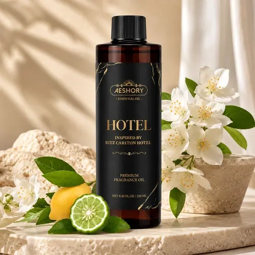 AESHORY Luxury Oil-Based Home Fragrance (8.45 fl oz/250ml) - Hotel-Inspired Diffuser & Spray Air Freshener with Flowers, Perfumes, Bergamot, Non-Flammable, Hypoallergenic, Pet-Safe, 3-6 Months Long-Lasting Aromatherapy for Bedroom, Living Room,home decor