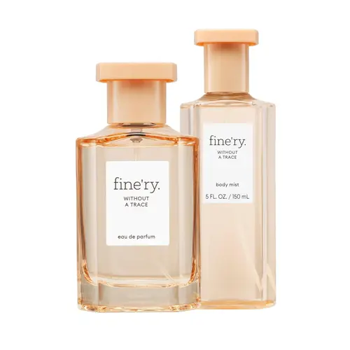 fine'ry. Without a Trace 2-Piece Fragrance Gift Set for Women, Long Lasting Perfumes with Neroli Blossom, Cedarwood & Suede Musk (60ml EDP & 150ml Body Mist), Fragrance Gift Bundle, Perfumes For Women, Gift Sets For Women, Fragrance Gift Pack, Bundles, Sm
