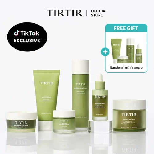 [TIRTIR Official] Matchaholic Calming Skincare Routine Bundle (Full-sized Set)