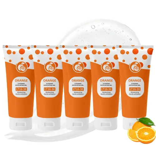 Orange Exfoliator - Gently cleanses skin, infused with natural orange essence, delicately cares for skin, provides moisturizing nourishment, leaving skin smooth, supple and comfortably fresh.