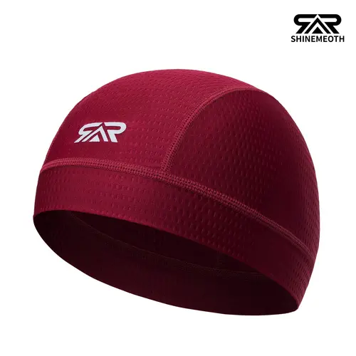 Shinemeoth Ultra Soft Mesh Cycling Cap, Breathable Cap, Skin-Friendly Helmet Liner Caps, Durable Non-Fading Cool Hat, Comfortable Riding Accessory, Sports Outdoor Hats