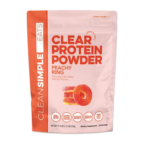 Clear Protein Powder: Peachy Ring (20 Serving)