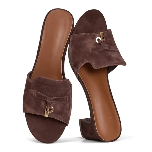 Project Cloud Women's | Genuine Leather Women Sandals Dressy| Memory Foam | Lightweight | Non-Slip - Monaco