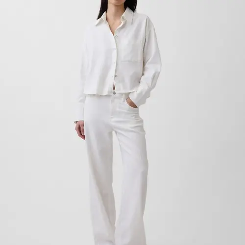 Gap Women's Linen-Cotton Wide-Leg Pants